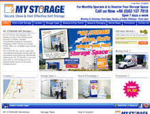 Tablet Screenshot of mystorageasia.com